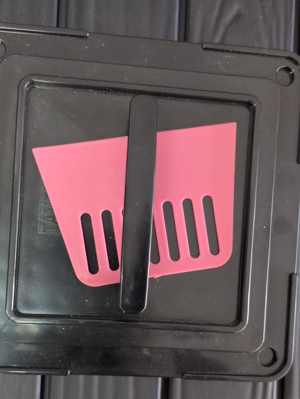 Pink Kitchen Scoop with Black Handle - Home Storage & Organization